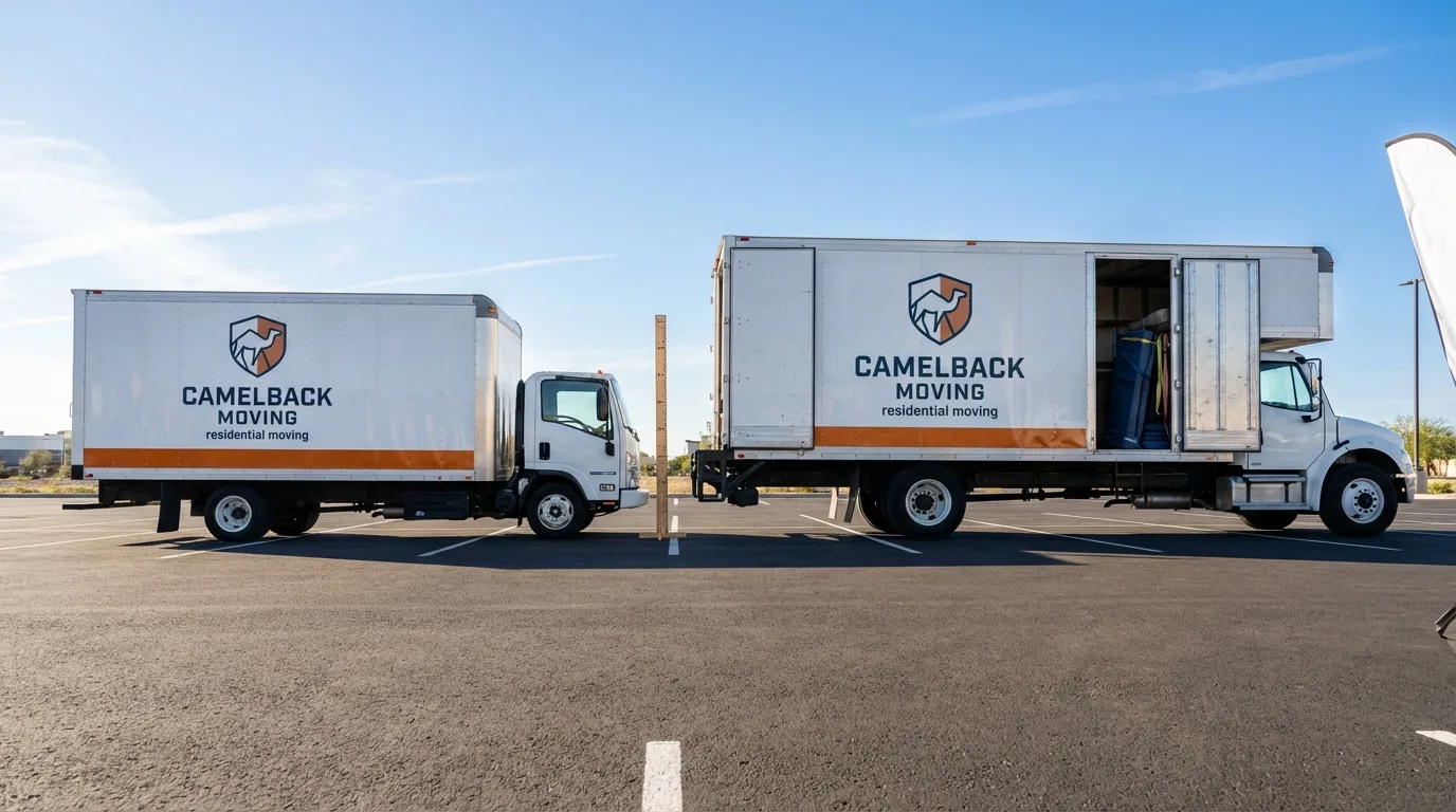 Moving truck size capacity guide in Cedar City